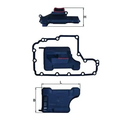 Immagine di MAHLE ORIGINAL HX 157D Filtro Cambio Automatico con guarnizione