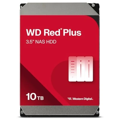 Immagine di WD 10TB RED PLUS 256MB CMR 3.5IN NASWARE 3.0