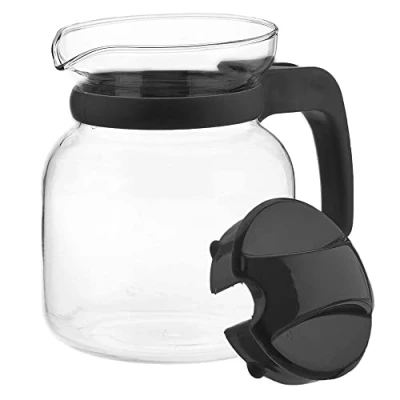 Immagine di MGE Caraffa in Vetro per Microonde Teiera Tazza Borosilicato Adatta Sostitutiva con Manico e Coperchio 650 ml