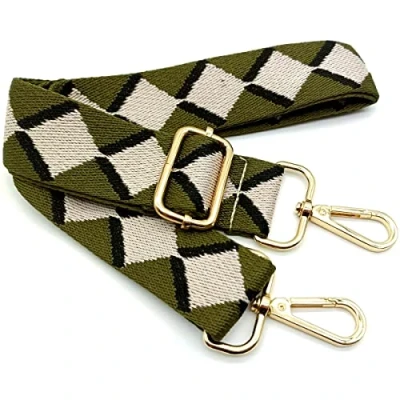Immagine di Tracolla per Borse Donna Colorato Cinghia Della Borsa Larga, Regolabile con Gold Moschettone, Durevole Crossbody Borsa, Borsetta, Chitarra DIY Spalla Accessori Ragazze, 18