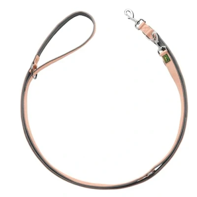 Immagine di HUNTER Guinzaglio regolabile NEOPREN, colore: grigio pesca, nylon resistente, possibilità di regolazione 3 volte, imbottitura in neoprene morbida, ideale per tutti i giorni e allenamento, dimensioni: