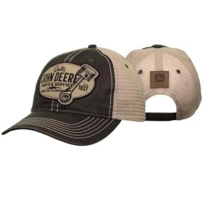 Immagine di John Deere 6 Panel Cap Chan &amp; Mesh, Unstruct Oxford Os