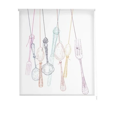 Immagine di Estoralis C 1180 Tende a Rullo Estampa Digital Easy Fix, Tessuto Tecnico, Multicolor, 100 x 150 cm