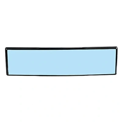 Immagine di Mintice Blu Antiabbagliante Universale 12 Pollici Specchietto Retrovisore Auto Specchi 300mm Angolo Ampio Curvo Interno Agganciare Extender Grandangolo Panoramico