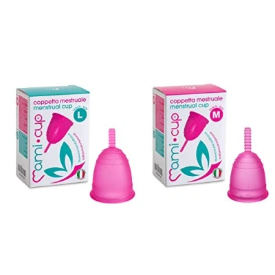 Immagine di KIT Coppette Mestruali Mamicup L e M ROSA