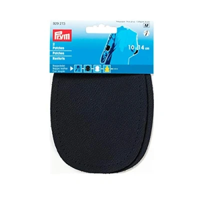 Immagine di Prym Toppe in nappa per cucire su 14x10 cm blu scuro