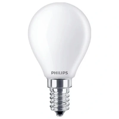 Immagine di Signify 34760100 Lampada ad incandescenza ERP E (A G) E14 Forma di bulbo 6.5 W Bianco caldo (Ø x L) 45 mm 80 1 pz.