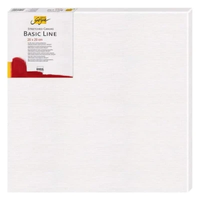 Immagine di KREUL 62020 tela stirata Solo Goya Linea Basic, telaio 20 x cm, con di cotone 4 volte primerizzata, per colori a olio, acrilici e gouache