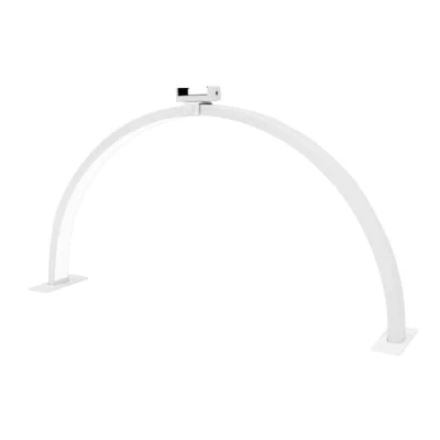 Immagine di Lampada a mezza luna da 75 cm LED Luce tavolo per manicure 50W Salone di bellezza unghie 3 tonalità colore Bianco Caldo Neutro Freddo 3000 6000K Dimmerabile Morsetto Supporto telefono