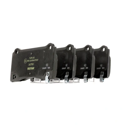 Immagine di TEXTAR 2627501 Kit pastiglie freno con segnalatore acustico usura TESLA: Model 3