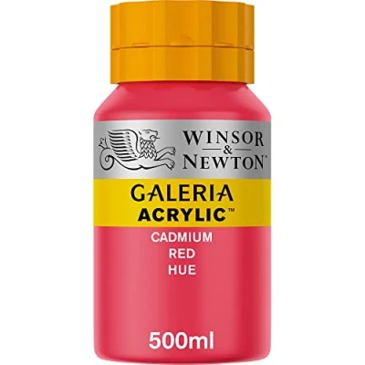 Immagine di Winsor &amp; Newton Galeria Colore Acrilico 500ml Rosso Di Cadmio Imitazione
