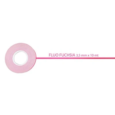 Immagine di 4R Quattroerre.it 10203 Stripes Adesive Fucsia Fluo 3,5 mm x 10 mt