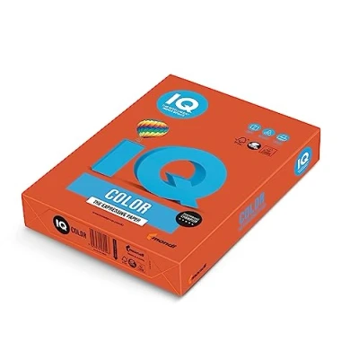 Immagine di IQ CO44 Confezione da 500 fogli, 80 g, formato A4, colore: Rosso