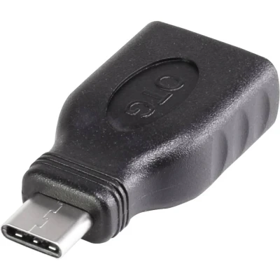 Immagine di Renkforce USB 3.2 Gen 1 (USB 3.0) Adattatore [1x spina C® 1x Presa A 3.0)] con funzione OTG, contatti connettore dorati
