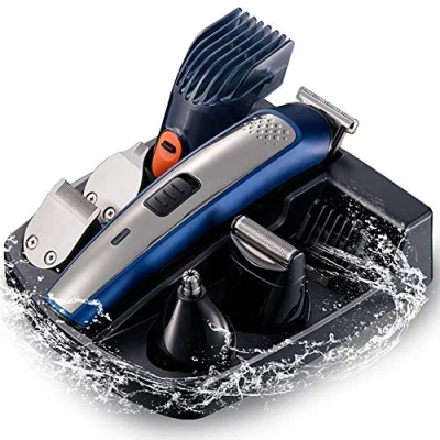 Immagine di NA Regolabarba Uomo Tagliacapelli Professionale Elettrico Barba e Capelli Rasoio Corpo Rifinitore,Barba Precisione Naso Impermeabile 5 in 1