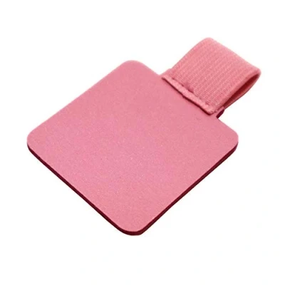 Immagine di portapenne con anello per penna rosa autoadesivo elastico matita in ecopelle universale adatto notebook, agende, tablet, calendari, giornali, telefoni, appunti, colore: