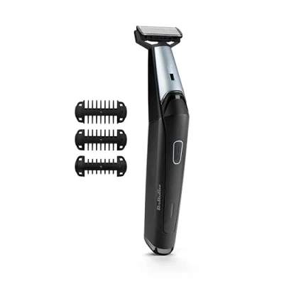 Immagine di BaByliss T880E Regolabarba Triple S, batteria agli ioni di litio, 3 guide taglio, Grigio scuro