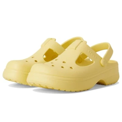 Immagine di Crocs Classic Mary Jane Clog K, Zoccoli Unisex Bambini e Ragazzi, Daylily, 28/29 EU