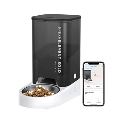 Immagine di PETKIT Distributore Automatico Cibo Gatti, 3L Cani,2.4G WiFi,1 10 Pasti,1 15 Giorni,Ciotola in Acciaio Inox 304,Tecnologia Fresh Lock
