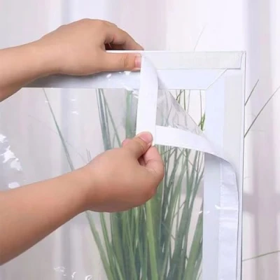 Immagine di 55x175cm,Window Pellicola Isolante per Finestre Termico Trasparente le Include Nastro adesivo Una Facile Installazione