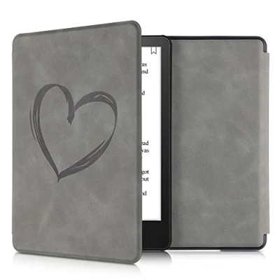 Immagine di kwmobile Cover per Kindle Paperwhite Custodia 6,8 Pollici 11 Generazione 2021 Copertina eReader eBook Reader Case Cuore