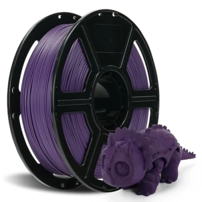 Immagine di FLASHFORGE filamento PETG in fibra di carbonio da 1,75 mm, per stampante 3D, bobina 1 kg, precisione dimensionale +/ 0,02 leggero, resistente al calore e privo umidità (iris