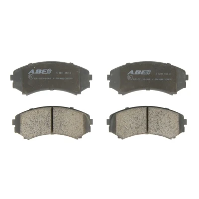 Immagine di ABE C15040ABE Kit pastiglie freno Assale anteriore Non predisposto per contatto segnalazione usura MITSUBISHI: PAJERO 3, 2, 4