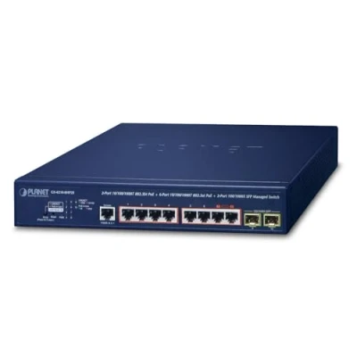 Immagine di PLANET IPv6/IPv4, 2 Port Gestito L2/L4 Gigabit Ethernet GS 4210 8HP2S