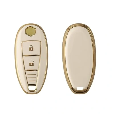 Immagine di kwmobile Cover Chiave Auto Compatibile con Suzuki Sport 2 Tasti Keyless Go Custodia Chiavi Copri Telecomando Copertina Copertura in Silicone TPU