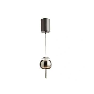 Immagine di LOOM DESIGN Lampada a sospensione Parachute, nero Ø 9,6 cm alluminio