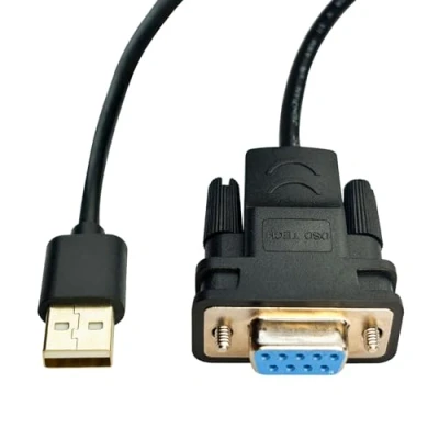 Immagine di DSD TECH SH RS232G Cavo Femmina da USB a DB9 seriale Chip Integrato FTDI FT232RL