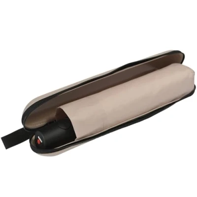 Immagine di Knirps Ombrello tascabile con apertura automatica da viaggio Duomatic in custodia, Rosa, 98 cm