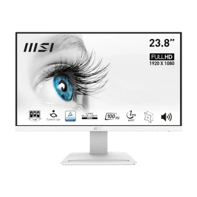 Immagine di MSI PRO MP243XW Monitor da 23.8&quot; Full HD Pannello IPS 1920 x 1080, 100 Hz, Schermo eye friendly, Montabile VESA, Altoparlanti Integrati, Supporto Display Kit, Inclinabile HDMI 1.4, DP 1.2a