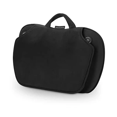 Immagine di medisana MC 850 Cuscino per massaggio shiatsu, con funzione calore, 4 teste rotanti massaggio, luce rossa, telecomando, collo, spalle, schiena e gambe