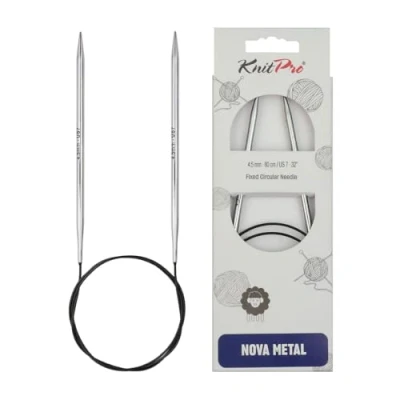 Immagine di KnitPro Nova (40 cm x 4,50 mm) Nego Circolare Fisso 1 unità