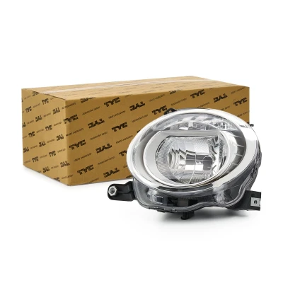 Immagine di TYC 20 1494 05 2 Fari Sx H7 con luce anabbagliante per veicolo circolazione Dx motore elettrico FIAT: 500 C Cabrio, Hatchback mister auto,