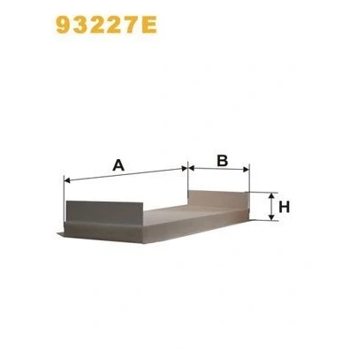 Immagine di WIX FILTERS 93227E Filtro abitacolo particellare 465 176 70 MAN: TGX, TGS, TGA