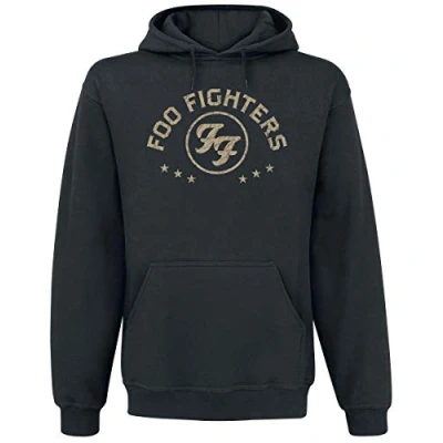 Immagine di Foo Fighters Arched Star Felpa con Cappuccio Nero L