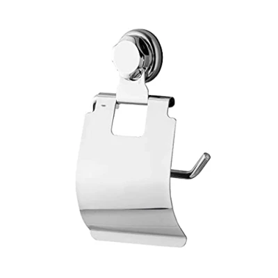 Immagine di Compactor RAN7806 Bestlock aspirazione a Parete portarotolo con Copertura, Cromo, Chrome 24H Suction Cup : TPU And ABS, Cromato