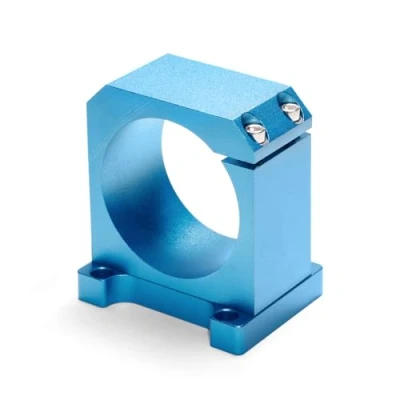Immagine di Genmitsu Supporto mandrino CNC in alluminio diametro 65 mm per PROVerXL 4030 Kit di montaggio asse Z alluminio, blu, 4030V2 ZC69