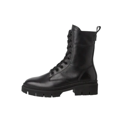 Immagine di Tamaris Donna Stiefelette Leder Blockabsatz Bequem, Black, 40 EU