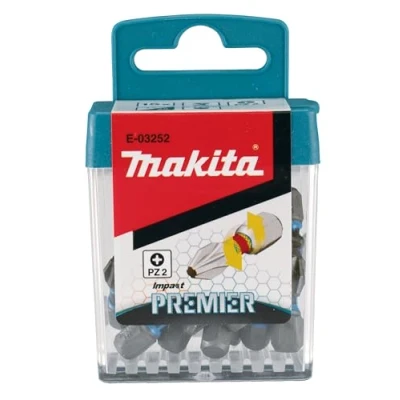 Immagine di Makita E 03252 Kit inserti Croce Pozidriv Tecnologia Torsion Control