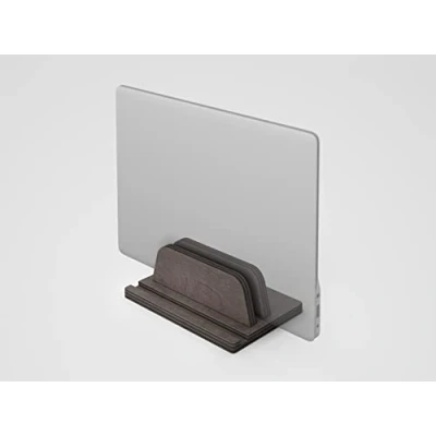 Immagine di Supporto verticale per laptop computer portatile Made in EU (nero)