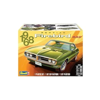 Immagine di Revell Modellismo I Pontiac Firebird, kit di costruzione, scala 1:24, 120 pezzi, set fai da te a partire dai 12 anni, modello fedele ai dettagli, classico pony car, replica autentica