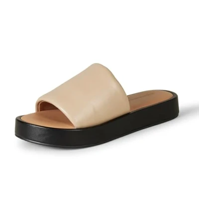 Immagine di Amazon Essentials Sandalo Flatform Donna, Sabbia, 35 EU