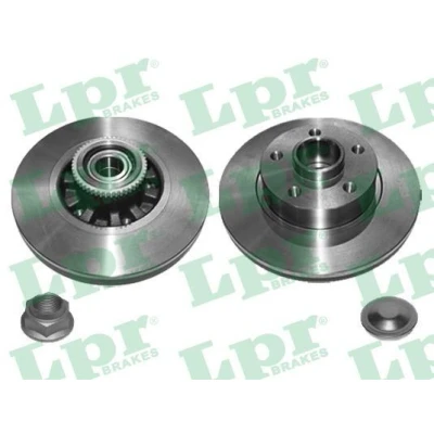 Immagine di LPR R1072PCA Disco freno 280 12 5 pieno con kit cuscinetto ruota, anello sensore ABS accessori OPEL: Vivaro B Combi, Van