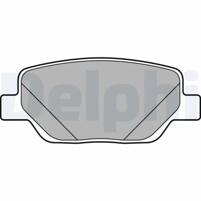 Immagine di DELPHI LP3290 Kit pastiglie freno con segnalatore acustico usura lamierino anticigolío accessori FIAT: Tipo Station Wagon, Hatchback