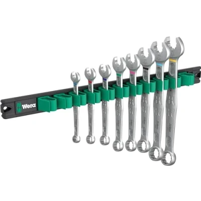 Immagine di Wera 05020235001 9642 Magnetleiste 6003 Joker Imperial 1 Kit chiavi combinate 8 parti 1/2 11/16