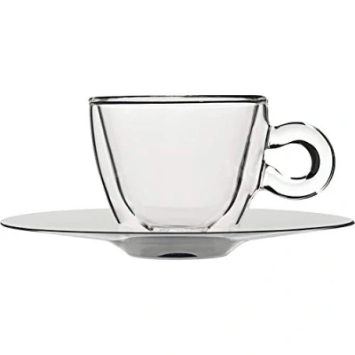 Immagine di Tazza esprezzo con Piatto Termica Bormioli Luigi cl 6,5, Confezione 2 Pezzi