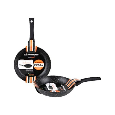 Immagine di Orbegozo SFB 8024 Padella in alluminio forgiato, superficie antiaderente, nero, 1 litro, 24 CM